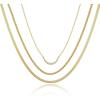 Layered CZ+Rope+Snake-Gold