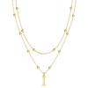 gold beaded I