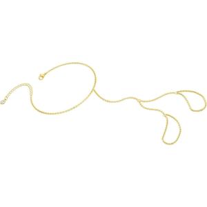 image:imageMBW Gold Bracelets for Women Beaded Bracelets Dainty Bracelet 18K Gold Plated Paper Clip  Cross Bracelet Twisted Rope Link Chain for Women Jewelrygold6