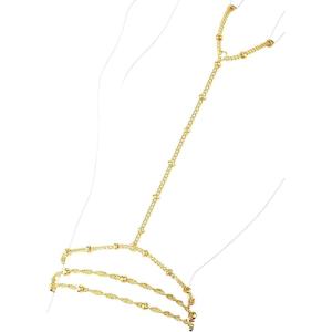 image:imageMBW Gold Bracelets for Women Trendy Dainty 14K Gold Plated Bracelet Stack Beaded Chain Bracelet Set Thin Small Cute Paperclip Bracelets Fashion Waterproof Jewelry Gift Gold Accessories for WomenHC GD3