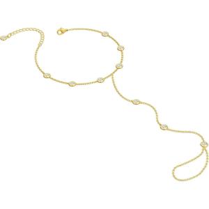 image:imageMBW Gold Bracelets for Women Trendy Dainty 14K Gold Plated Bracelet Stack Beaded Chain Bracelet Set Thin Small Cute Paperclip Bracelets Fashion Waterproof Jewelry Gift Gold Accessories for WomenHC GD1