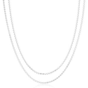 image:imageMBW Gold Layered Set Necklaces for Women Dainty 14K Gold Plated Layered CZ Pendant Necklaces Simple Gold Herringbone Snake Choker Cuban Link Paperclip Chain Necklace Jewelry Sets for Women GirlsLayered Square necklaceSilver